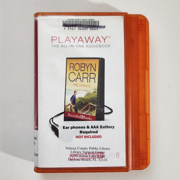 The Chance by Robyn Carr Playaway Audiobook, Former Library Copy - Picture 1 of 7